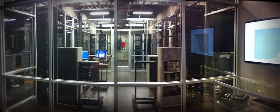Genesis server room in the GenCore Phirst Building